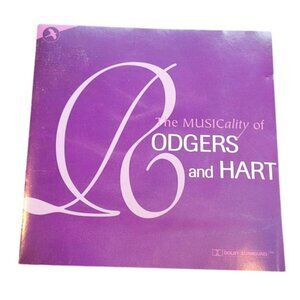The Musicality Of Rodgers & Hart Jazz Musical Theater CD Album  37476cd